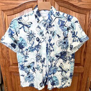 Chico’s Butterfly Camp Shirt